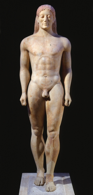Couros d'Anavyssos, 530 BC, Musée national d'Athènes