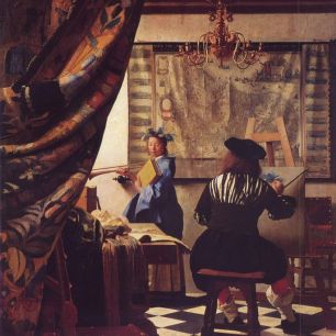 Vermeer, L'atelier du peintre, v. 1670, huile sur toile, 120 x 100 cm, Kunsthistorishes museum, Vienne